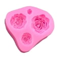 thumbnail image 2 of 1Pcs Roses Mold Flower Silicone Cake Molds Chocolate Sugarcraft Decorating Tools,Mini Flower Chocolate Fondant Mold for Cake Decoration Candy Cupcake Topper Cake Polymer Clay Crafts, 2 of 9
