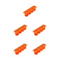 thumbnail image 3 of Moyic Herramientas para cubitos de hielo de 4 agujeros, bandeja para moldes, herramienta múltiple de silicona fácil, fabricante práctico, Type2 NO2, 3 of 6