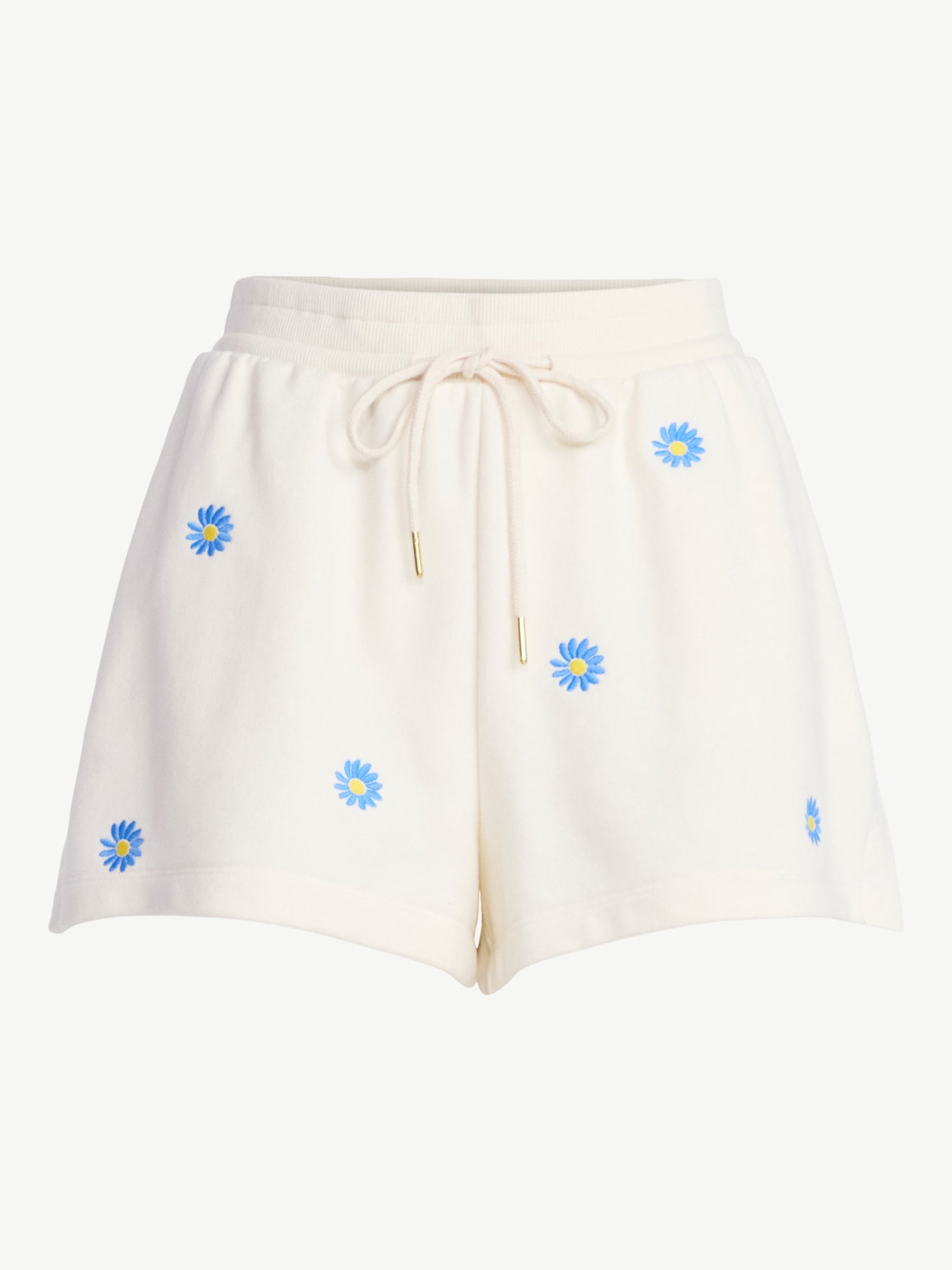 Free Assembly Women's Sweat Shorts with Side Slits, 2.25” Inseam, Sizes XS-XXL