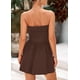 thumbnail image 2 of Rompers KIRUNDO Summer para mujer, casual, sin tirantes, marrón, 2 of 9
