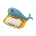 thumbnail image 5 of Unique Bargains 1 Pc Soap Dish Cartoon Whale Soap Holder for Bathroom Dark Blue, 5 of 6