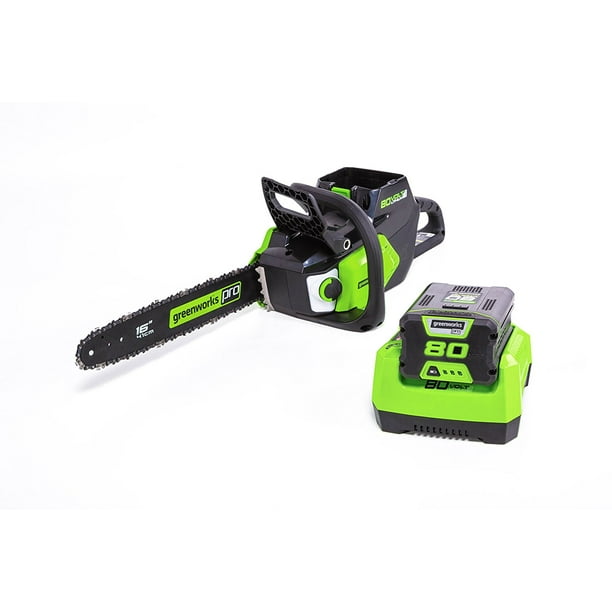 Greenworks Pro 16" 80V Brushless Chainsaw with 2Ah Battery and Charger