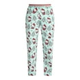 thumbnail image 5 of Hello Kitty Women's and Women's Plus Christmas Print Velour Sleep Pants, Sizes XS-3X, 5 of 5