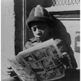 thumbnail image 2 of African American Boy Reading A Comic Book History (18 x 24), 2 of 2
