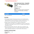 thumbnail image 2 of Water Temperature Sensor - Compatible with 1994 - 1997 Chevy S10 2.2L 4-Cylinder 1995 1996, 2 of 2