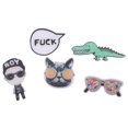 thumbnail image 2 of Chic mujeres lindo dibujos animados broche esmalte camisa etiqueta Pin Collar alfileres insignia joyería jinwen  Broches de dibujos animados, 2 of 8