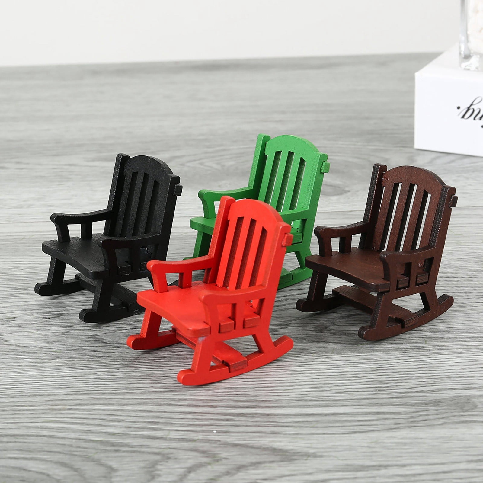 Chaise de maison de poupée - VGEBY - 3 chaises miniatures à dossier