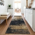 thumbnail image 3 of Dalyn Rugs Premium Machine Washable Mayfield AMF1209 Charcoal 2'3" x 7'6" Runner Rug, 3 of 6