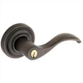 thumbnail image 1 of Baldwin Hardware 5255.402.FD Levier Plein Vague en Bronze Huilé, 1 of 1
