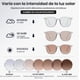 thumbnail image 2 of Lentes Fotocromática Computadora Anti Fatiga De Ojos Hombres Modelo Gris, 2 of 4