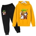 thumbnail image 4 of Conjunto de pantalón con capucha y dibujos animados de Groot, sudadera con capucha para niños y niñas, ropa de cosplay de anime, 4 of 5