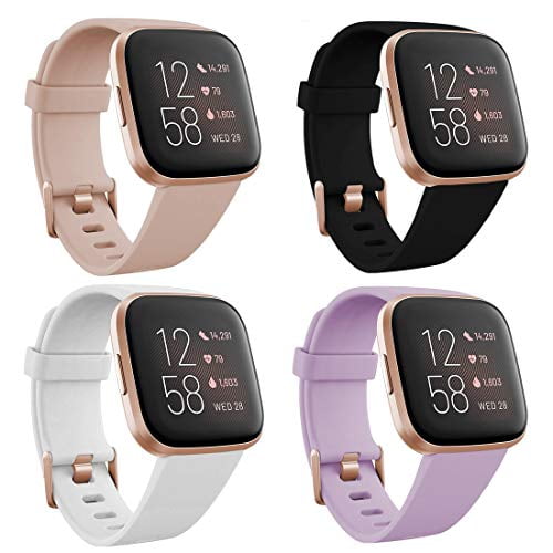 Expédition gratuite - bracelets Versa de Fitbit; Bracelet de rechange  classique pour Versa/Versa 2/Versa Lite/Versa se de Fitbit [PETIT]