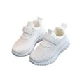 thumbnail image 2 of Kids Shoes Kids Boys and Girls Summer Breathable Lightweight Socks Shoes Toddler Soft Casual Sneakers Girls Sneakers White 5.5 Years-6 Years, 2 of 7