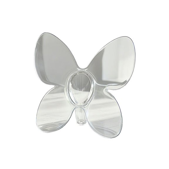 WEGFTDUOP Clear Butterfly Shape Acrylic Vase Photo Frame Art Home Wedding Decor