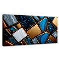 thumbnail image 1 of Cuadro Decorativo Canvas Abstracto Canvas Revolution Trapecios Dorados 120x60, 1 of 3