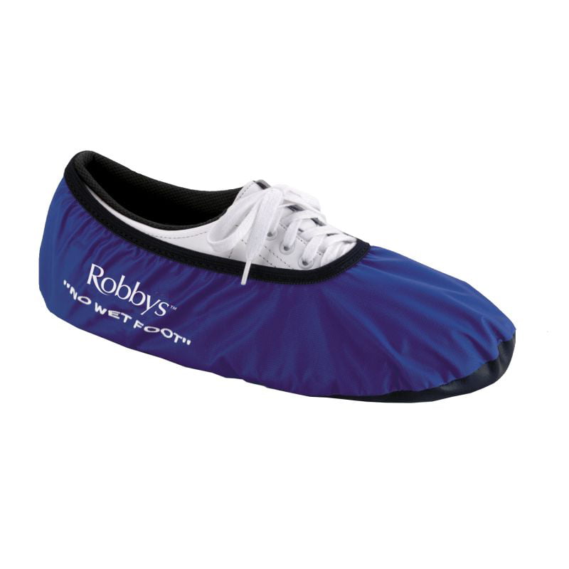 US UK Robby's Men's Wet Foot Cowhide Shoe Cover-Black Large