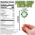 thumbnail image 2 of Poker Chip Lollipops, Casino Themed Party Favors, Assorted Fruit Flavored Suckers, Pack of 24, 10.16 Ounces, 2 of 7
