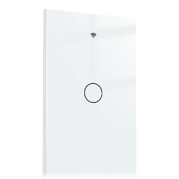 TUYA Smart Light Interruptor Cuenta regresiva Teléfono Móvil Lámpara de control remoto Interruptores de sala de estar Hogar Suministros inteligentes Suministros US Blanco 1-Gang kenally HA011723-01