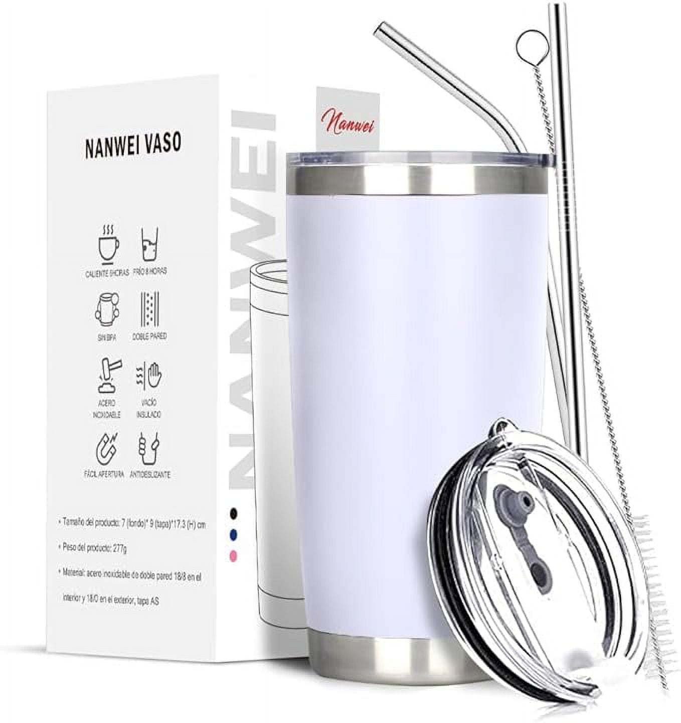 Frostbuddy To Go Buddy - Termo De Acero Inoxidable 30 Oz Con Aislamiento Al Vacío, Ideal Para Café Y Bebidas Frías, Diseño Nebula