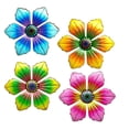 thumbnail image 3 of Metal Flower Wall Art Sculpture Outdoor Hanging Ornament for Garden Home Decor, 3 of 5