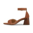 thumbnail image 3 of Naturalizer Women's Dark English Tea Suede Verly Dress Sandals 8M, 3 of 5
