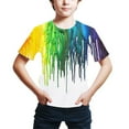 thumbnail image 4 of Avrntaa Tie Dye T Shirts for Kids - Hippie Top Tees for Boys Toddler Rainbow Colorful Tee for 4-16 Years, 4 of 4
