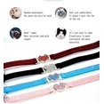 thumbnail image 3 of Miaocao Heart Bling Cat Collar with Safety Belt and Bell 8-11 Inches, 3 of 9