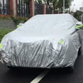 thumbnail image 3 of Car Cover Full Sedan Covers with Reflective Strip Sunscreen Protection Dustproof Scratch-Resistant Universal XXL, 3 of 6