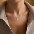 thumbnail image 4 of Turandoss 14K Gold Plated Cross Necklace for Women Jewelry GiftsDainty 14K Gold Plated Plated Cross Necklace Personalized Small Pendant Necklaces for Women Trendy Faith Jewelry Christian Gift, 4 of 8