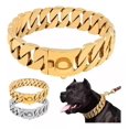 thumbnail image 1 of Collar De Cadena De Perro De Acero Inoxidable A De 19 Mm, 1 of 8