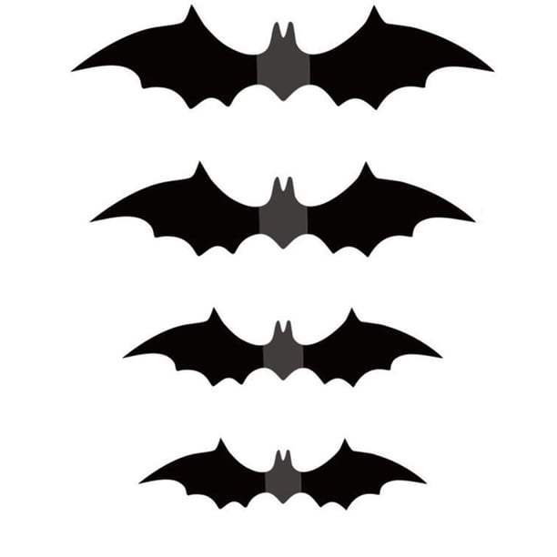 Populares Halloween Decoration PVC Wall Stickers 3D Stereo Stickers 56pcs