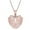 Rose Gold, variant on TechWave Necklace Heart Pattern Pendant Birthstone Necklace For Women Jewelry Women Pearl Necklace Set Chain Necklace with Heart Custom Necklaces Picture Oval Locket Necklace Custom Heart Necklaces