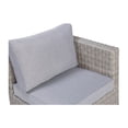 thumbnail image 6 of Contemporary Home Living 5pc Chairs with Table and Stools Outdoor Patio Set - 30" - Gray, 6 of 7