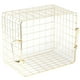 thumbnail image 5 of Cesta de almacenamiento de ropa de acero inoxidable dorado moderno con asas organizador para uso doméstico, 5 of 8