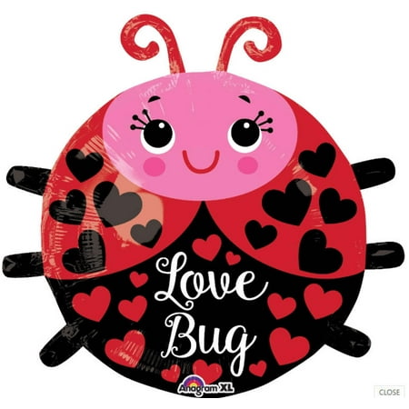 Cutie Love Bug Balloon 18 Inch Ladybug Balloon 1 Pack [34164]