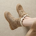 thumbnail image 5 of Fashionable Casual Winter Boots Lace-Up Thickened Low-Top Non-Slip Shoes for Outdoor and Leisure Activities, 5 of 9