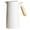 White, variant on NFTIGB 33.8 oz Large Thermal Coffee Carafe Double Walled Thermos Household Glass Liner Coffee Pot Home Insulation Vacuum Carafe Leak Proof Dispenser Brown