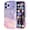 D, variant on Compatible with iPhone 15 Plus Marble Print Pattern Case, Hybrid Hard Shell Silicone Protective Phone Cover - Resistant Protective Slim Fit Case Shockproof for iPhone 15 Plus, D