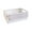 White, variant on XMMSWDLA Mini Pastel Crates for Storage, Small Plastic Baskets, Folding Colorful Crates for Bedroom Office Classroom Desktop Drawer Organizers pink