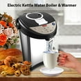 NutriChef PKWK53 Electric Water Boiler & Warmer Digital Hot Pot