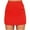 Red, variant on IROINNID Women's Fashion Casual High Waist Stretch Lace Short Elastic Waist Mini Solid Color Skirt