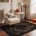 thumbnail image 2 of GENIMO 2'x3' Halloween Doormat, Washable Non Slip Soft Gothic Castle Outdoor Door Mat for Front Door Covered Porch Patio Entryway, Antique Gold, 2 of 6