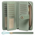 thumbnail image 3 of FALAN MULE FALAN MULE Women’s Trifold Wallet Rfid Blocking Wristlet with Large Card Capacity, 3 of 7