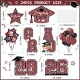 thumbnail image 2 of Suknil 8Pcs Graduation Yard Sign, Graduation Decorations 2026, Graduation Decorations Class of 2026 Graduation Party Supplies(Maroon), 2 of 6
