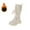 White, variant on LYHao Fashion Autumn Children Girls Sports Shoes Flat Thick Bottom Non Slip Easy To Wear PU Upper Comfortable Boots ,Girls Boots Sizes 10.5 Black(4-4.5 Years)