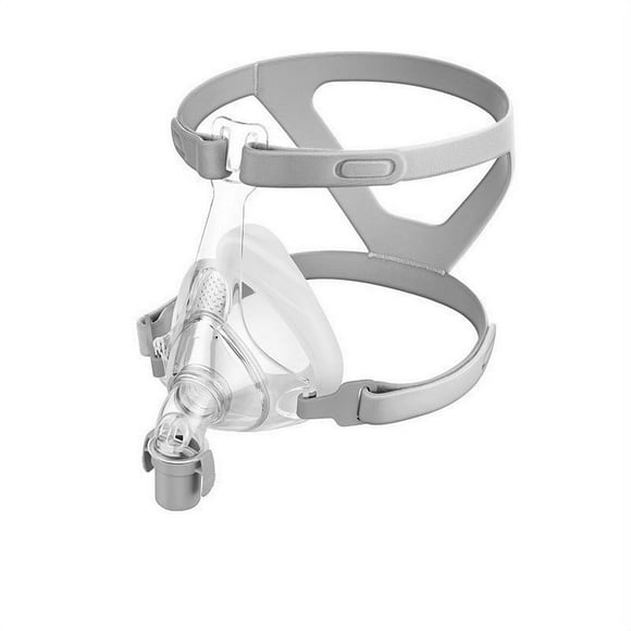 Masks Full Face  - Covers Mouth and Nasal - Includes Headgear  Elbow/Swivel and Nasal Cushion - Suitable for Ventilator Machine - Reusable  Supplies M