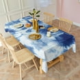 thumbnail image 3 of Colorful Tie Dye Pattern Rectangle Tablecloth 60"x120",Waterproof Polyester Rectangle Table Cloth, Wipeable Spillproof Polyester Tablecloth for Dining, Camping, Indoor and Outdoor, 3 of 6