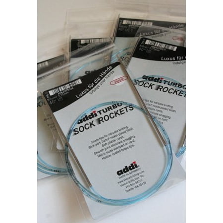 Addi Lace Turbo Circular Needles - Skacel Turbo Sock Rockets Circular Needles 60