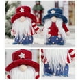 thumbnail image 5 of Utoimkio 2Pcs 4th of July Patriotic Gnomes Plush Decorations Party Supplies Memorial Day Red White Blue Gnomes Doll Patriotic Decorations for Home Party 4th of July Accessories, 5 of 9
