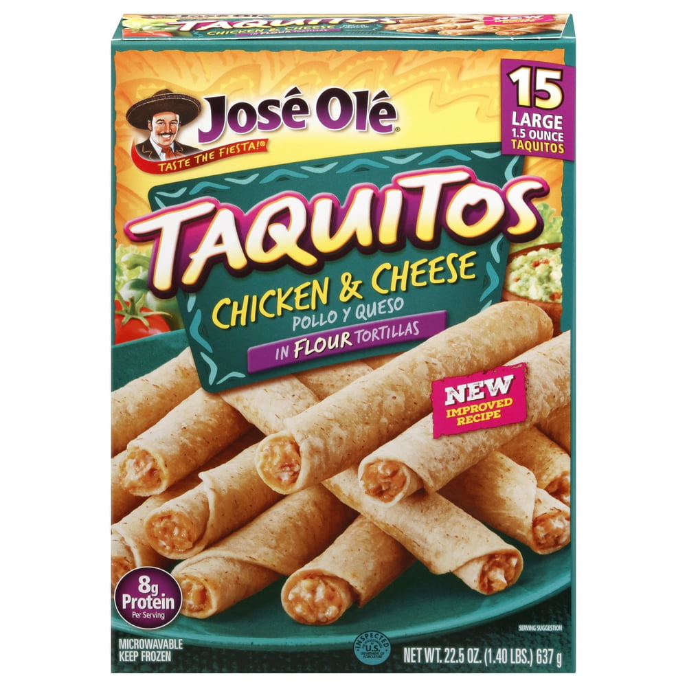 Jose Ole Taquitos Chicken & Cheese 15 CT